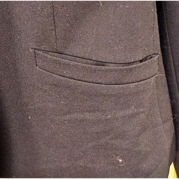 Calvin Klein Blazer Jacket Womens Size 22W Black 2 Button Front Lined Pockets - Picture 10 of 10